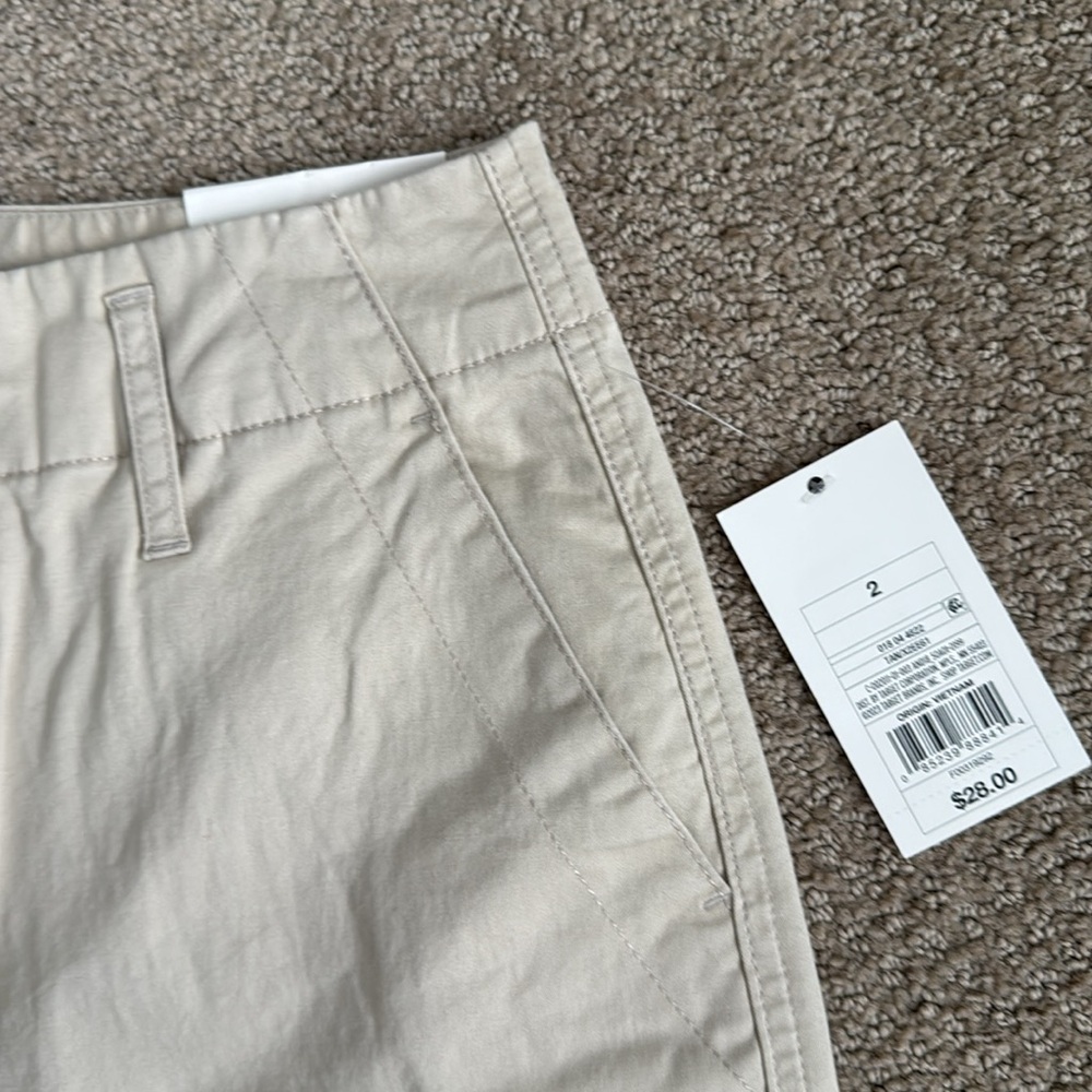 P13 NWT a new day High Rise‎ Straight Ankle Chino Pant - Size: 2 - Picture 5 of 10